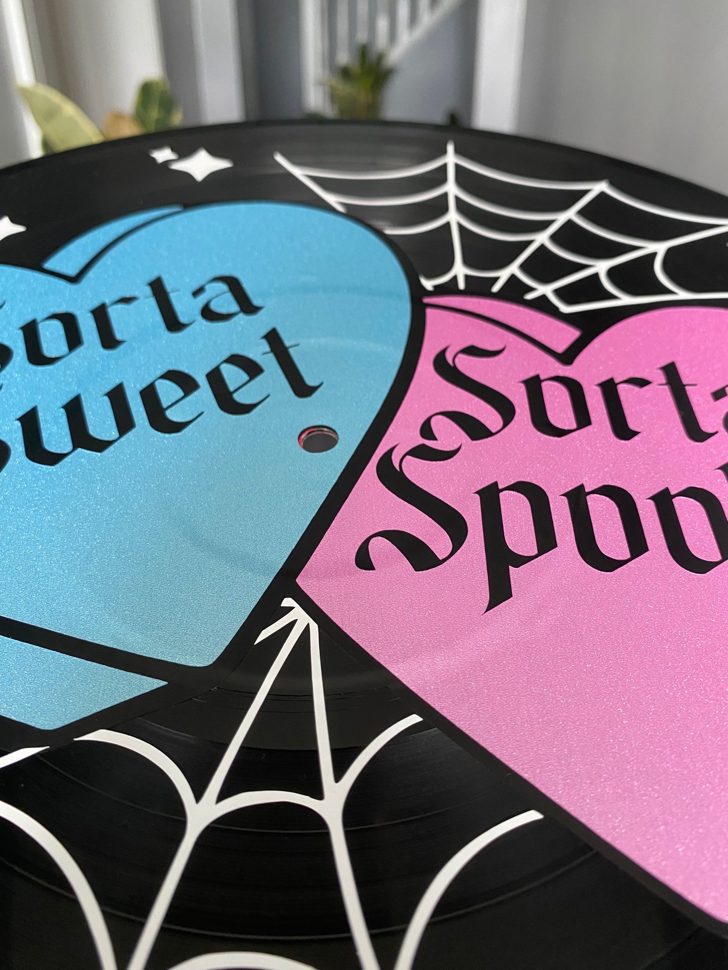 Sorta Sweet, Sorta Spooky 12” Upcycled Vinyl Record