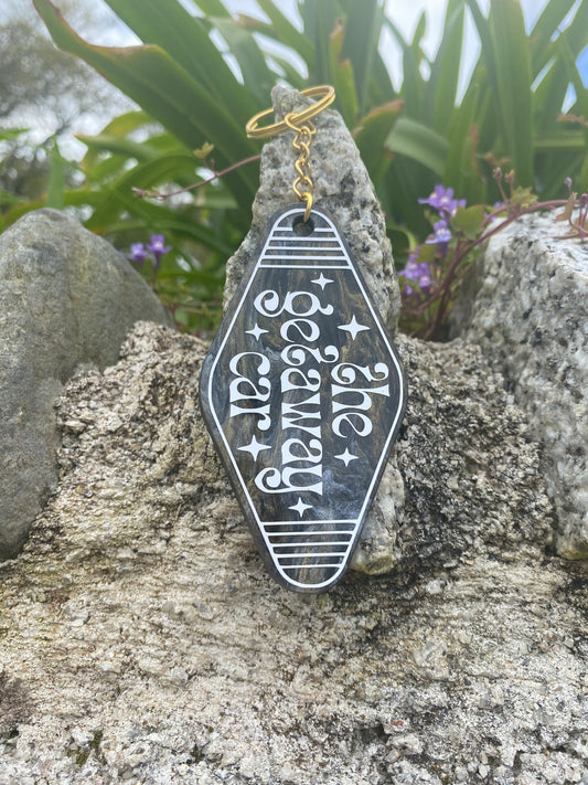 “The Getaway Car” Motel Style Keyring