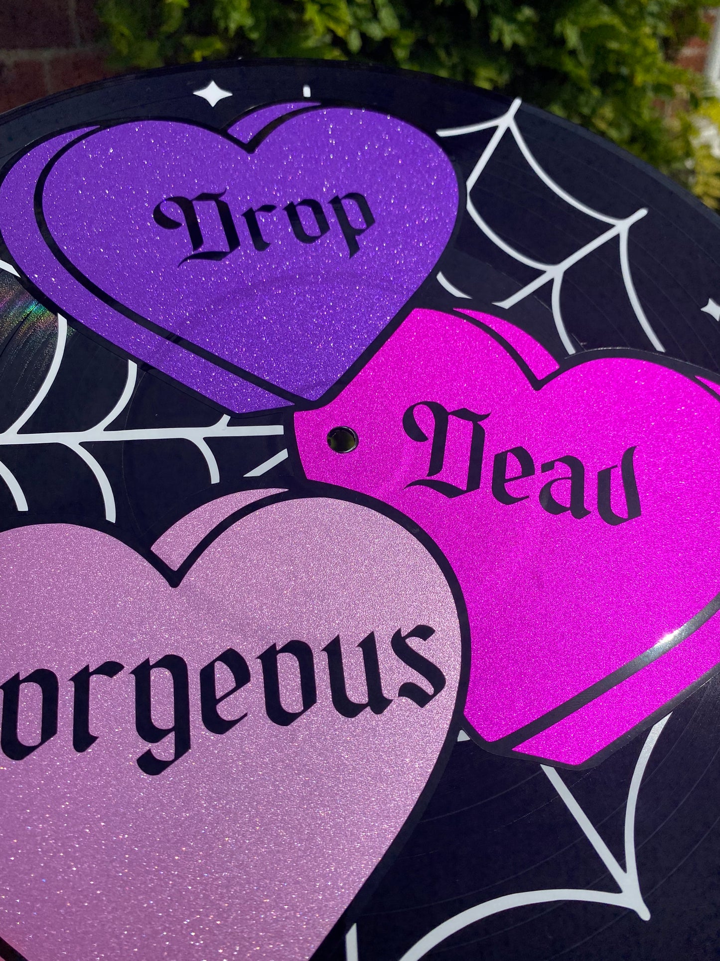 Drop Dead Gorgeous 12” Upcycled Vinyl Record