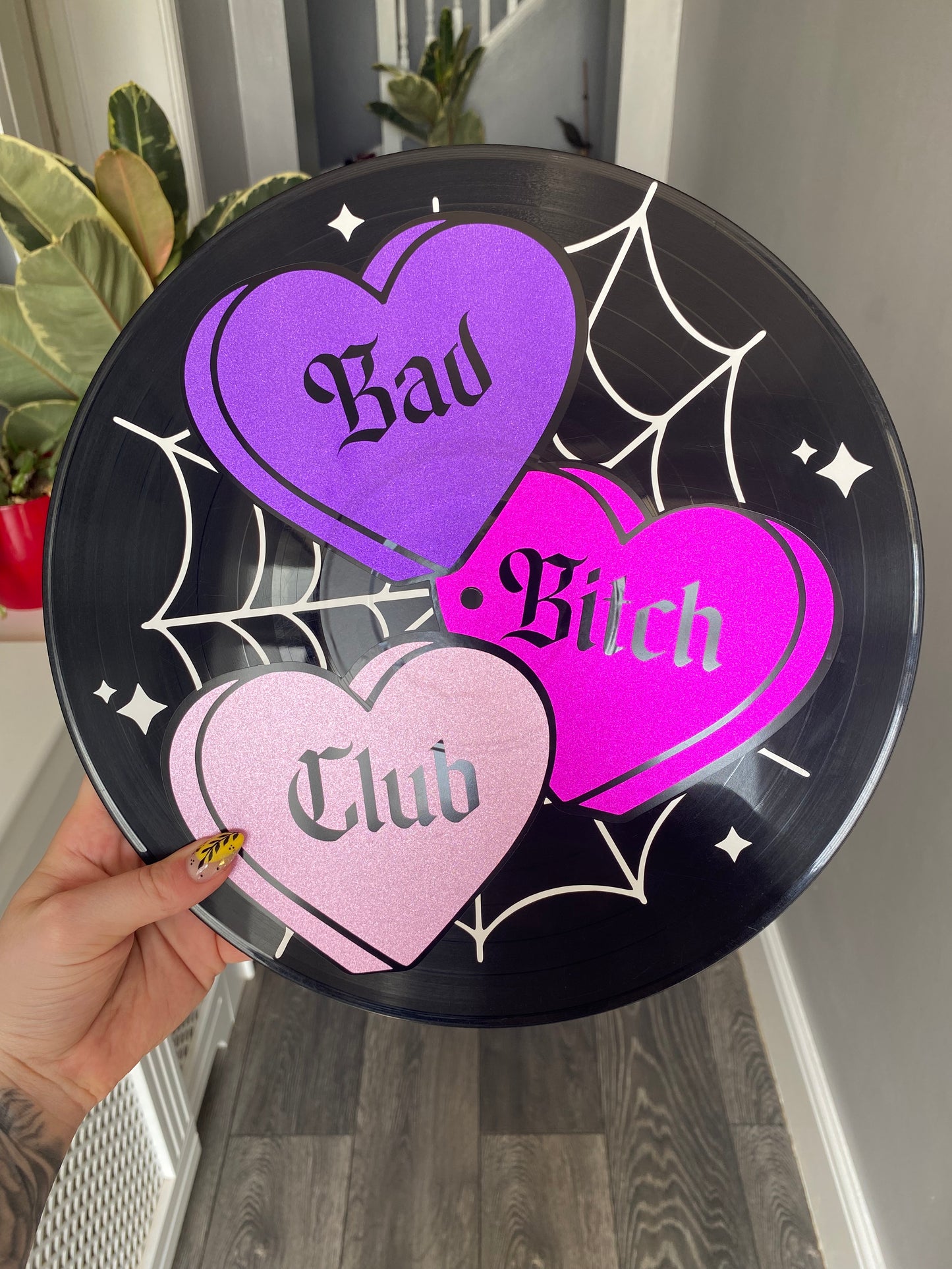 Bad Bitch Club 12” Upcycled Vinyl Record