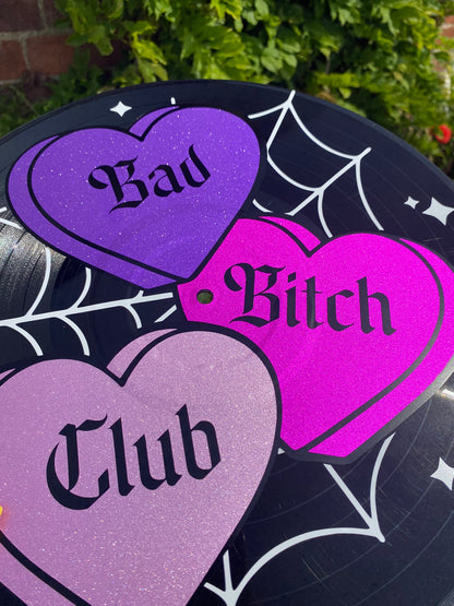 Bad Bitch Club 12” Upcycled Vinyl Record