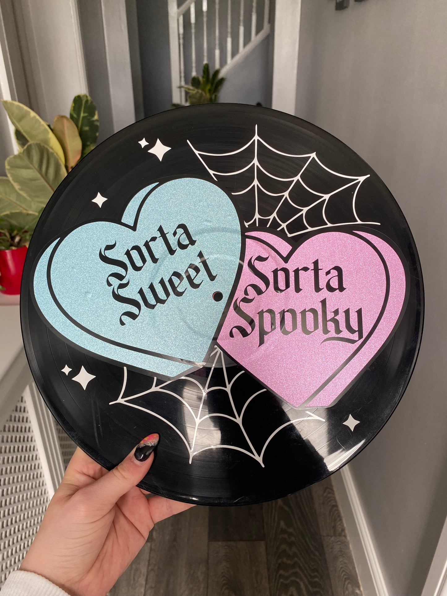 Sorta Sweet, Sorta Spooky 12” Upcycled Vinyl Record