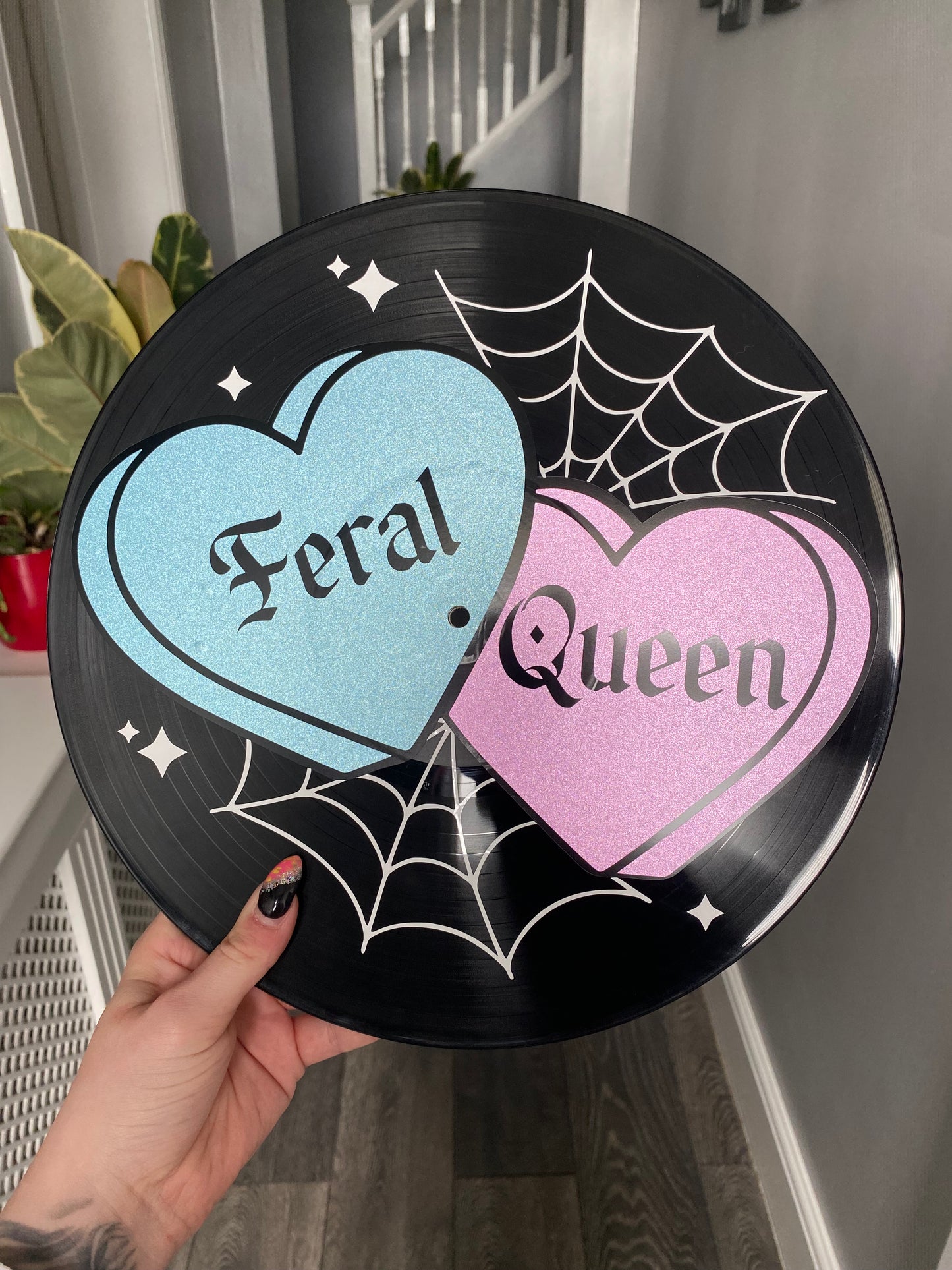 Feral Queen 12” Upcycled Vinyl Record