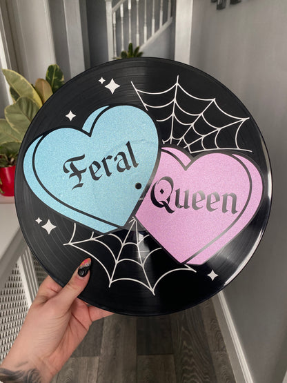 Feral Queen 12” Upcycled Vinyl Record