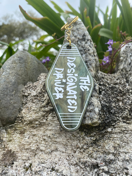 “The Designated Driver” Motel Style Keyring