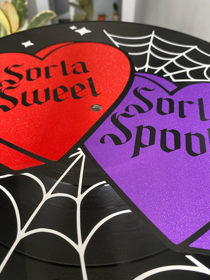 Sorta Sweet, Sorta Spooky 12” Upcycled Vinyl Record