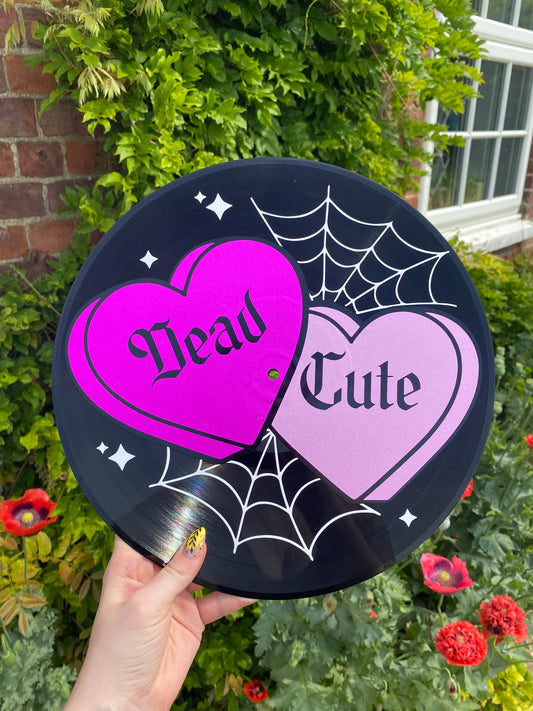 Dead Cute 12” Upcycled Vinyl Record