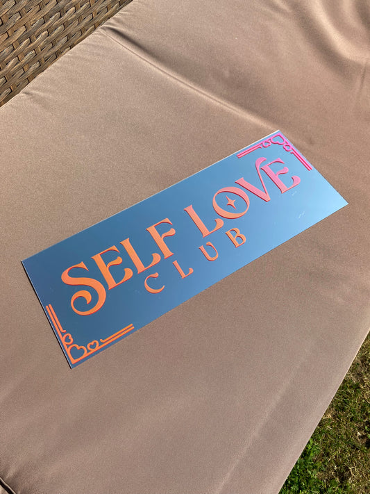 Self Love Club! Rectangle Mirror
