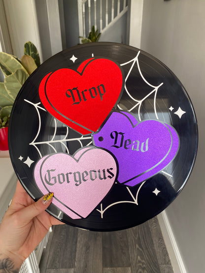 Drop Dead Gorgeous 12” Upcycled Vinyl Record