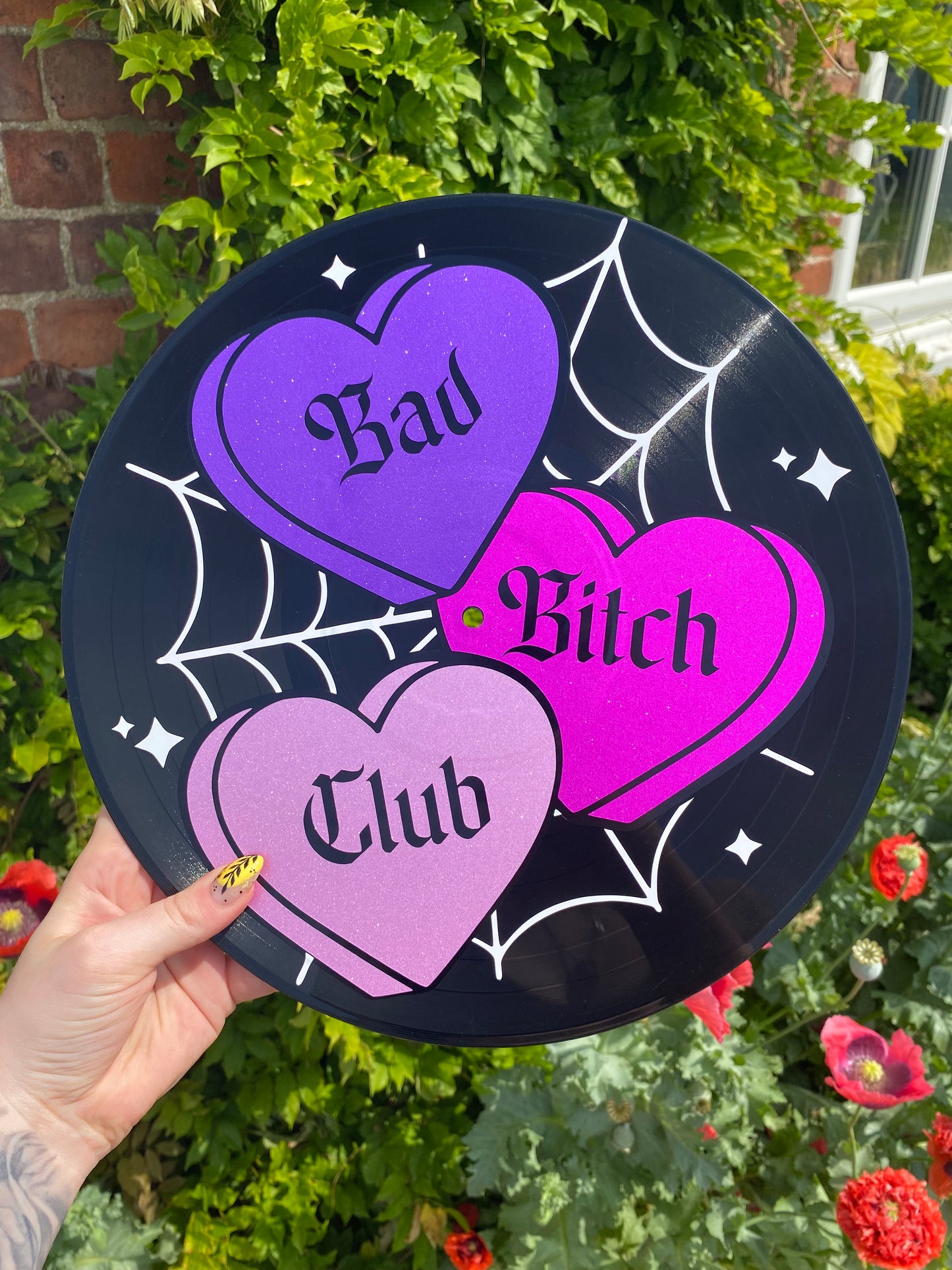 Bad Bitch Club 12” Upcycled Vinyl Record
