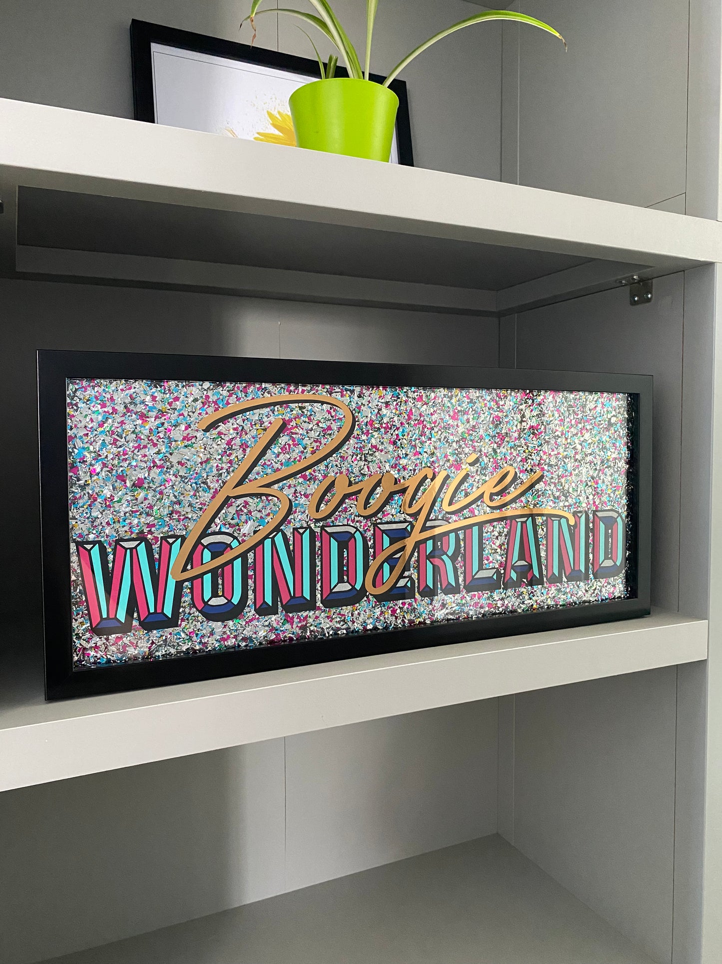 Boogie Wonderland Framed Acrylic Sign