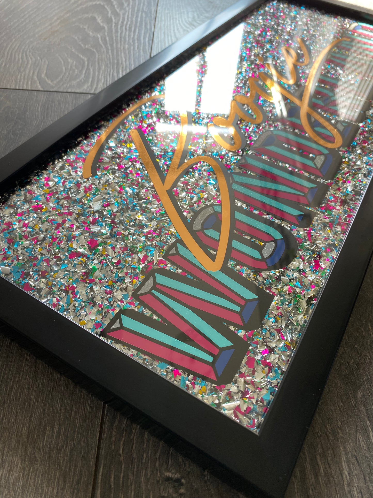 Boogie Wonderland Framed Acrylic Sign