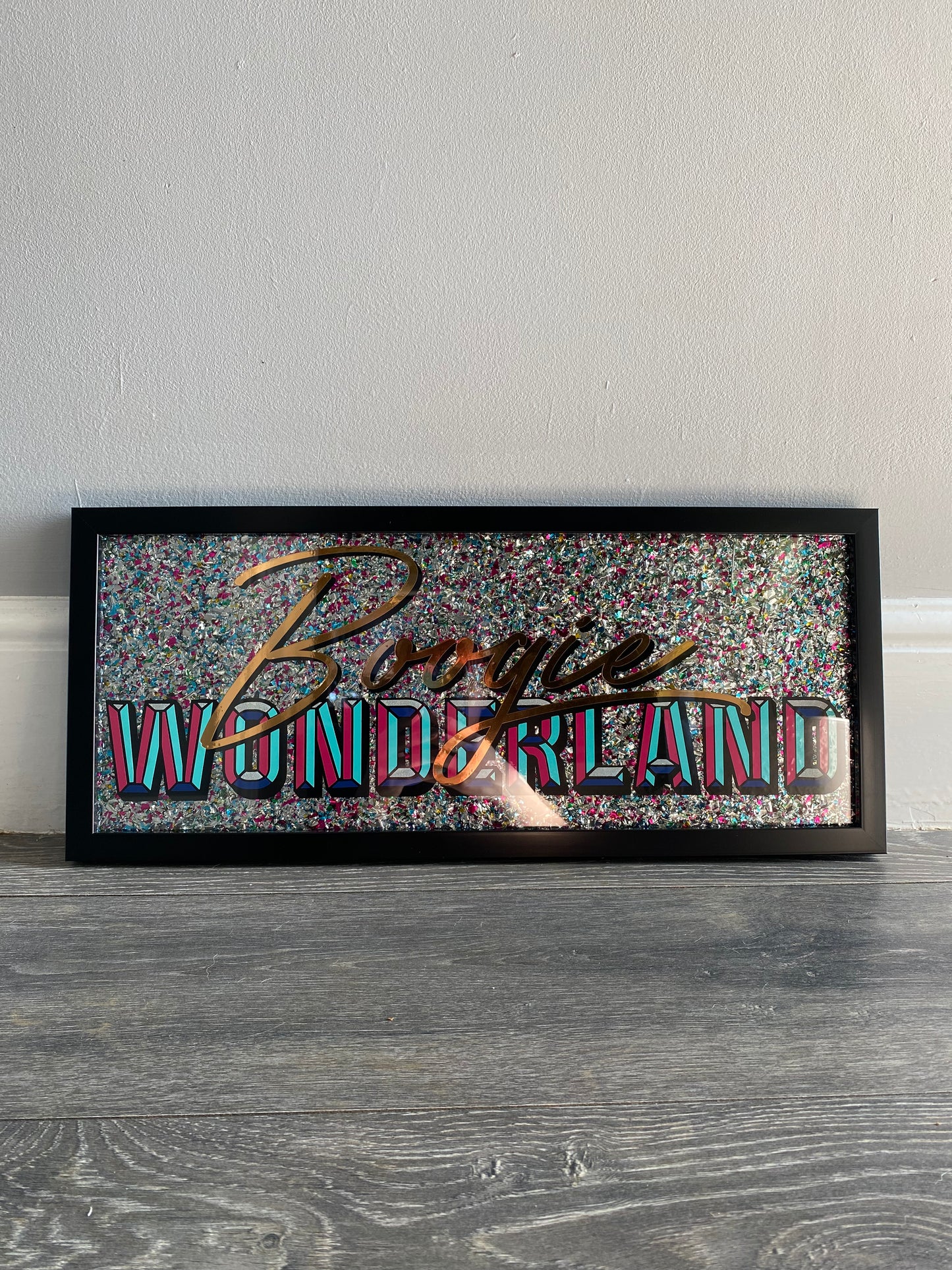 Boogie Wonderland Framed Acrylic Sign