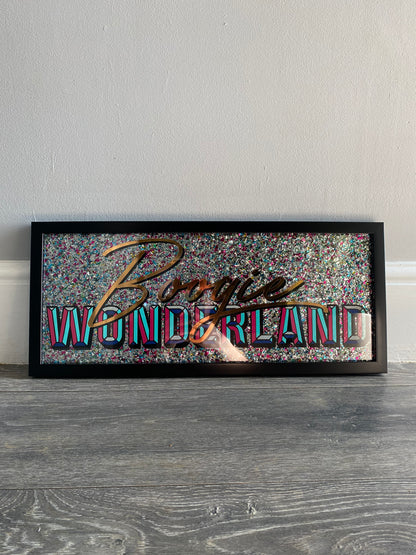 Boogie Wonderland Framed Acrylic Sign