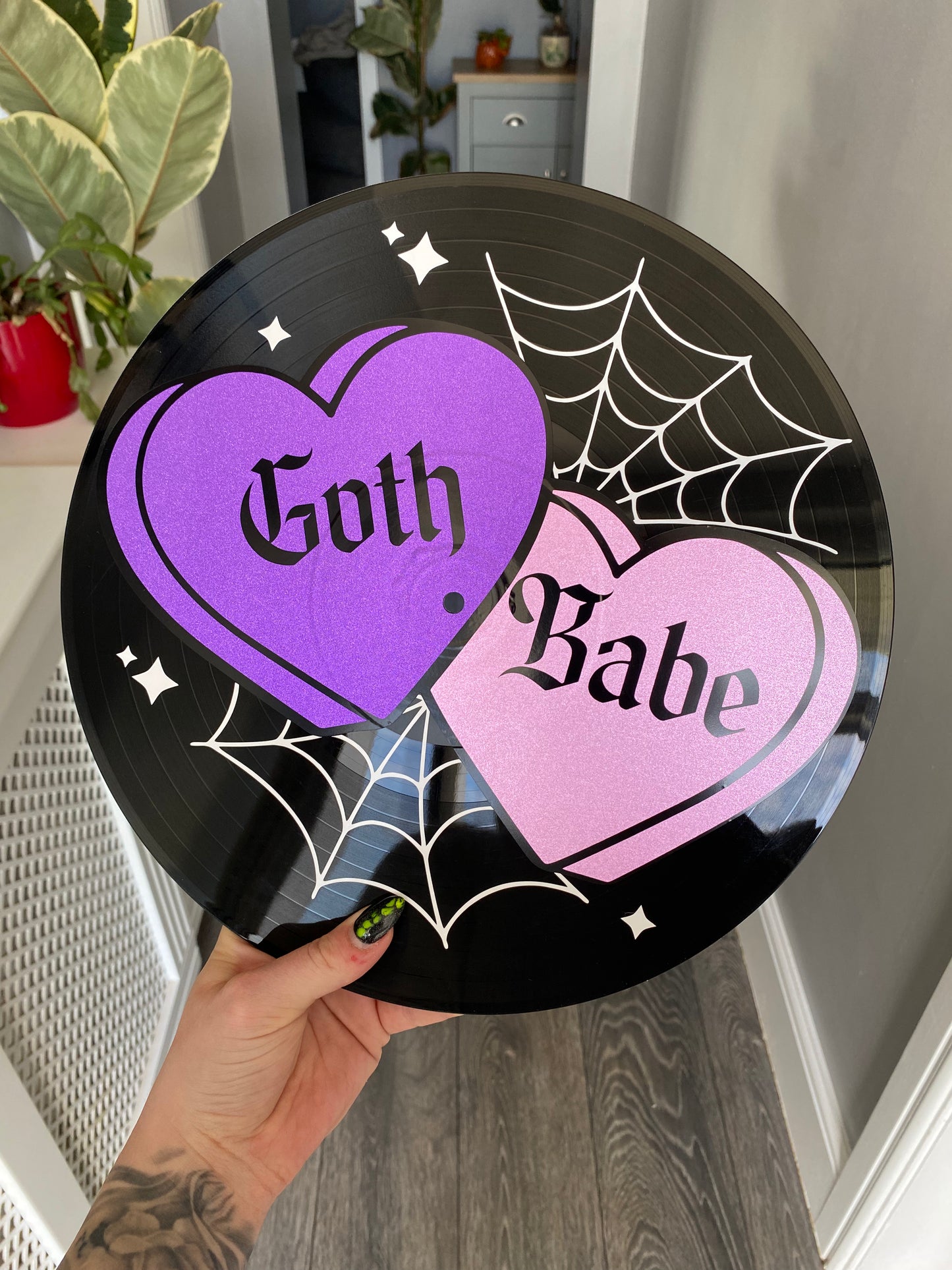 Goth Babe 12” Upcycled Vinyl Record