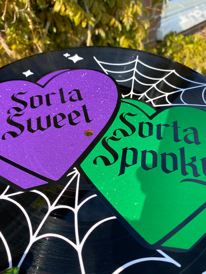 Sorta Sweet, Sorta Spooky 12” Upcycled Vinyl Record