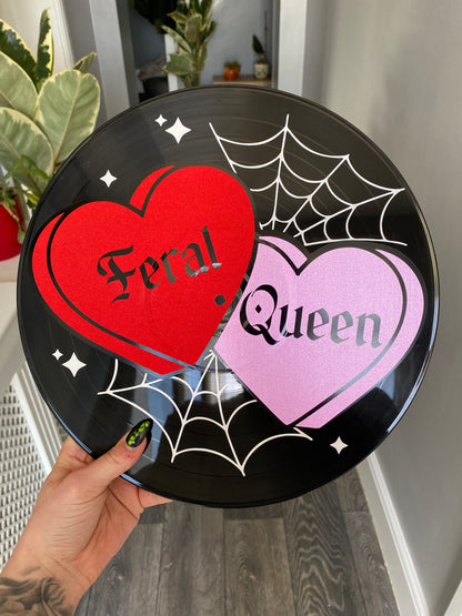 Feral Queen 12” Upcycled Vinyl Record