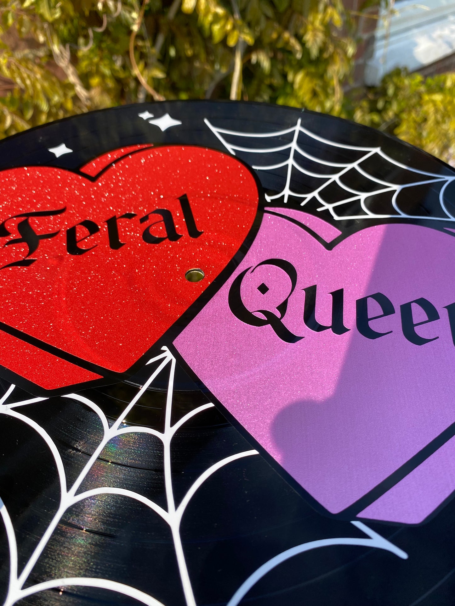 Feral Queen 12” Upcycled Vinyl Record