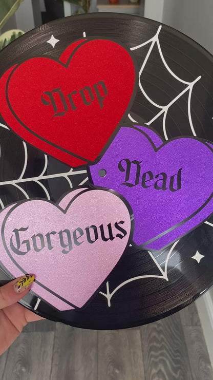 Drop Dead Gorgeous 12” Upcycled Vinyl Record